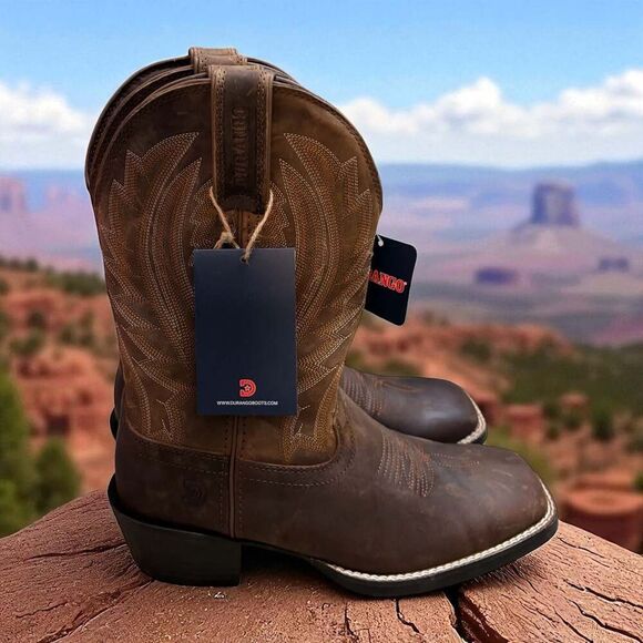 Durango Men's Westward 11" Square Toe Western Boots Size 8 - Picture 1 of 7